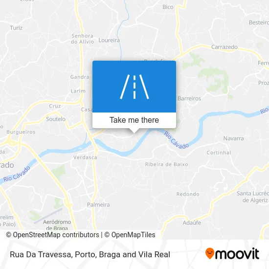 Rua Da Travessa map