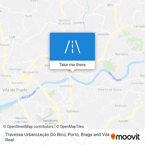 Travessa Urbanização Do Bico map