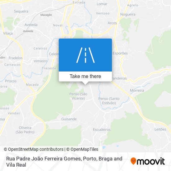Rua Padre João Ferreira Gomes map