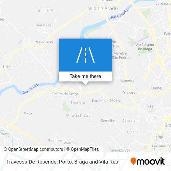 Travessa De Resende mapa