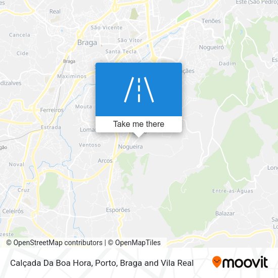 Calçada Da Boa Hora map