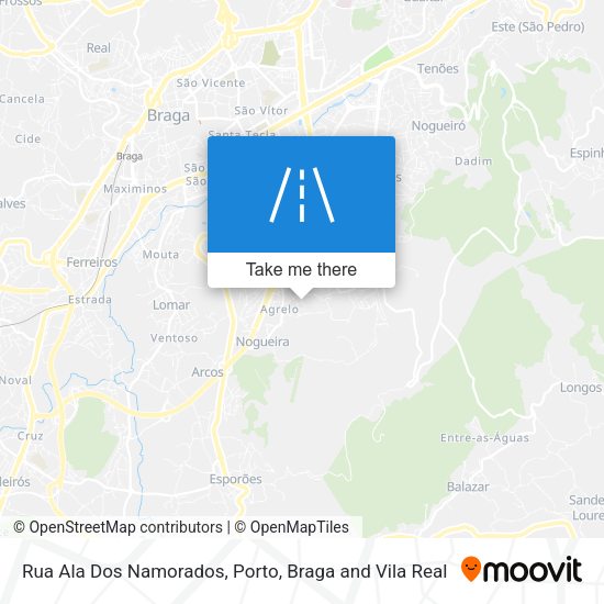 Rua Ala Dos Namorados mapa