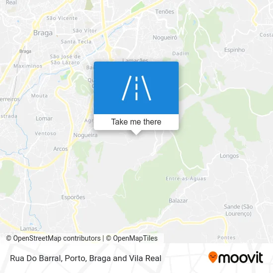 Rua Do Barral map