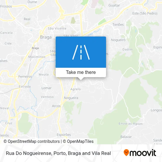 Rua Do Nogueirense map