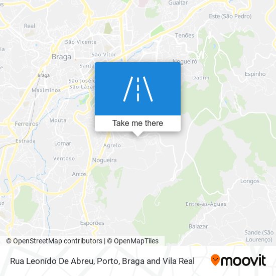 Rua Leonído De Abreu map