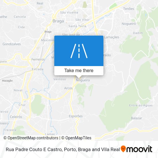 Rua Padre Couto E Castro map