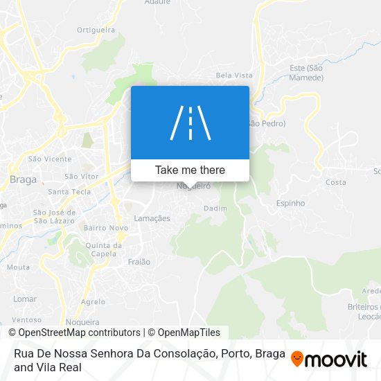 Rua De Nossa Senhora Da Consolação mapa