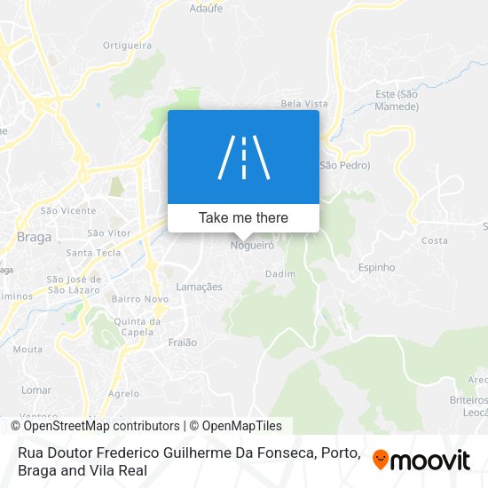 Rua Doutor Frederico Guilherme Da Fonseca map