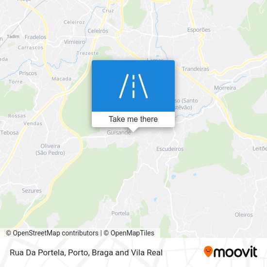 Rua Da Portela map