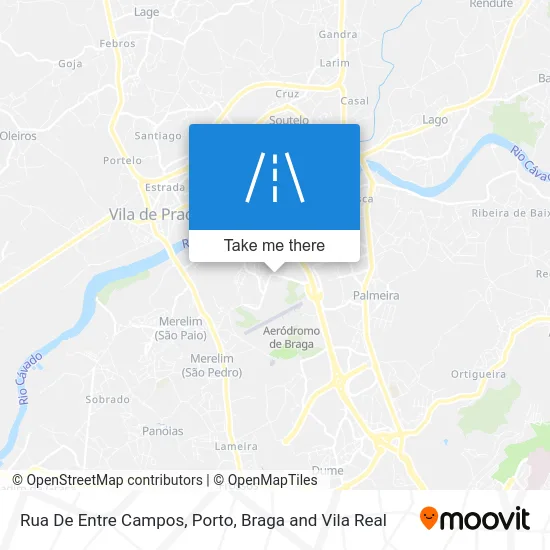 Rua De Entre Campos map