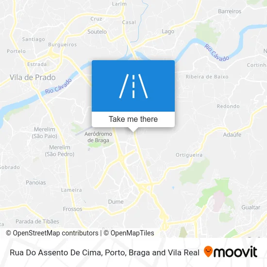 Rua Do Assento De Cima map