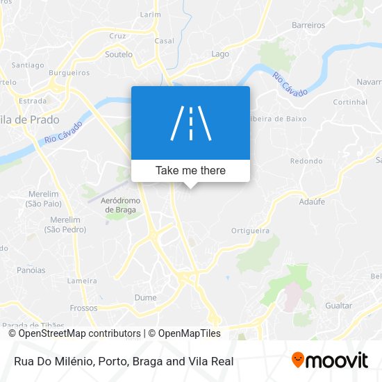 Rua Do Milénio mapa