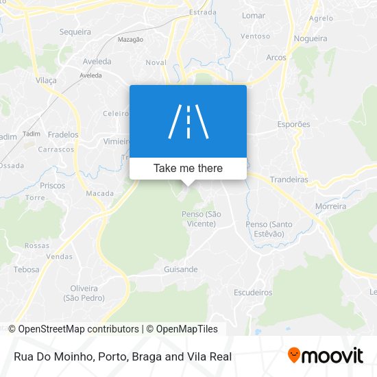 Rua Do Moinho map