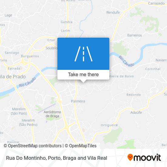 Rua Do Montinho map