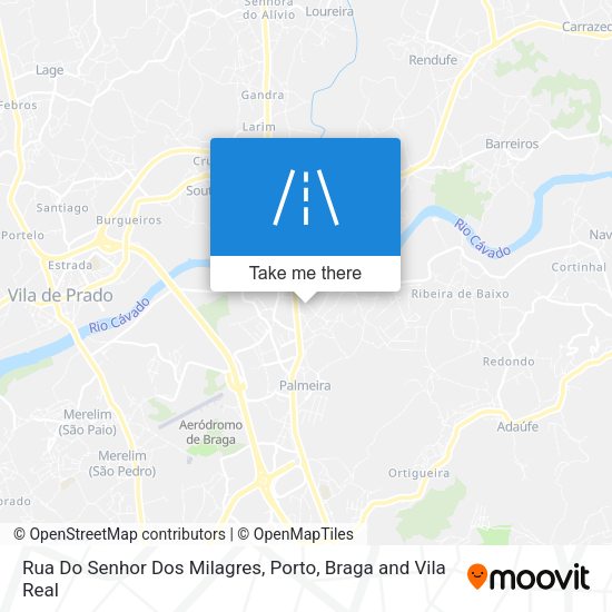 Rua Do Senhor Dos Milagres mapa