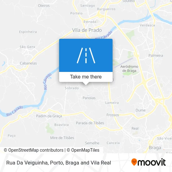 Rua Da Veiguinha map