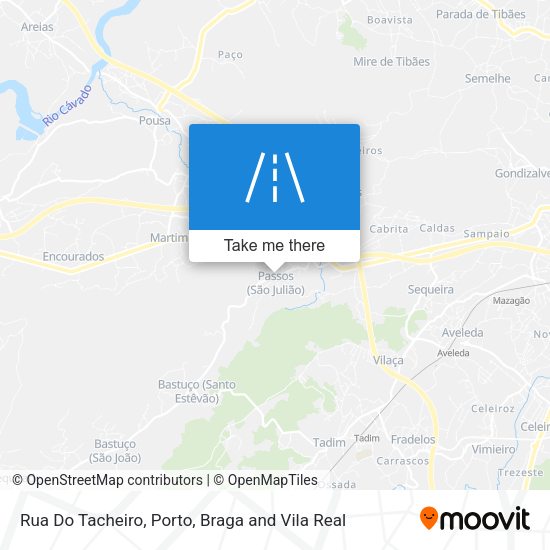 Rua Do Tacheiro mapa