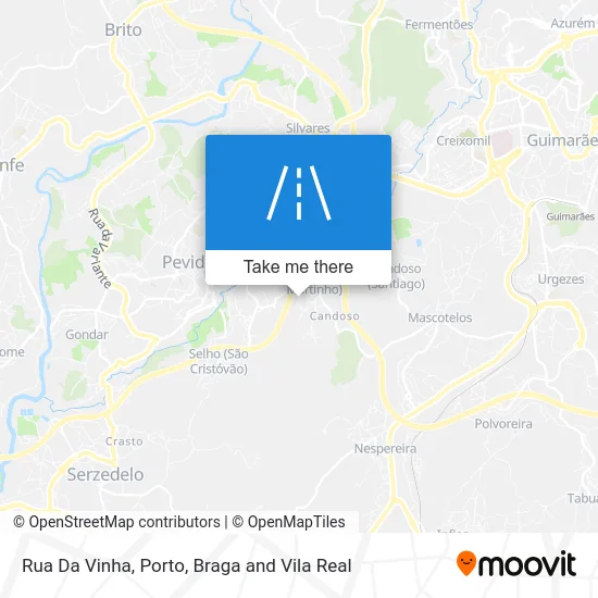 Rua Da Vinha map