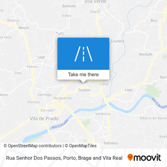 Rua Senhor Dos Passos map