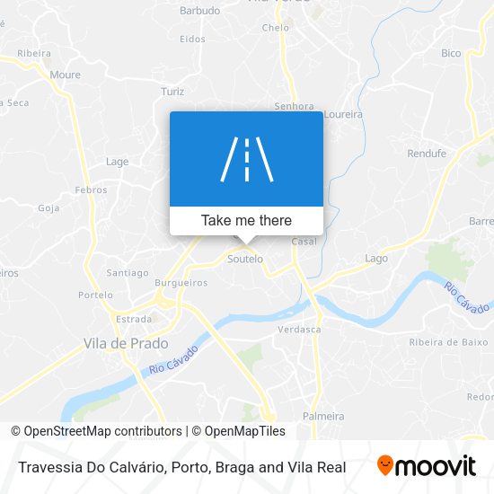 Travessia Do Calvário mapa