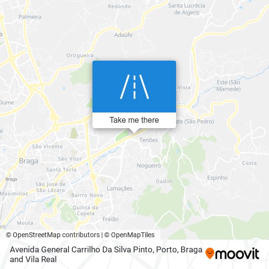 Avenida General Carrilho Da Silva Pinto map