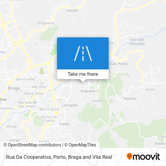 Rua Da Cooperativa mapa