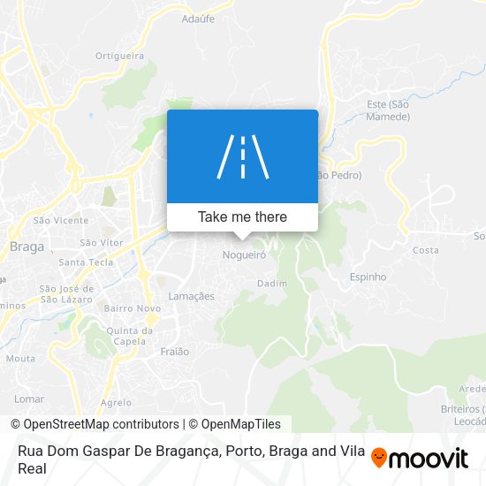 Rua Dom Gaspar De Bragança map