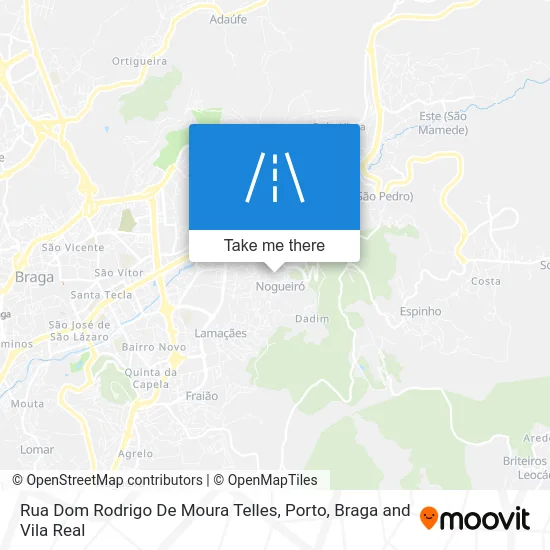 Rua Dom Rodrigo De Moura Telles map
