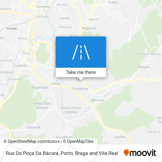 Rua Da Poça Da Bácora map
