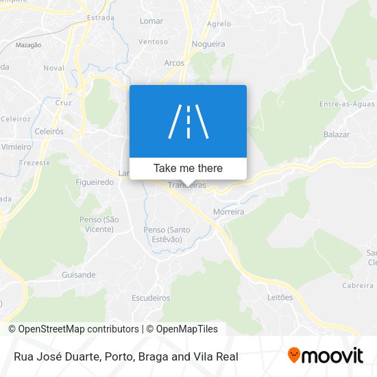 Rua José Duarte mapa