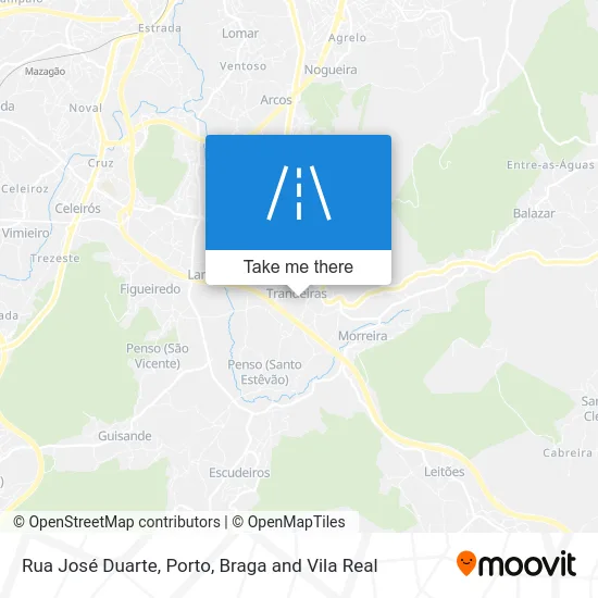 Rua José Duarte map