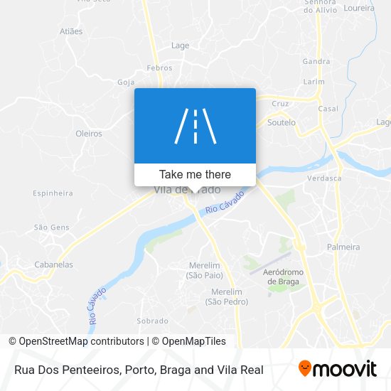 Rua Dos Penteeiros mapa