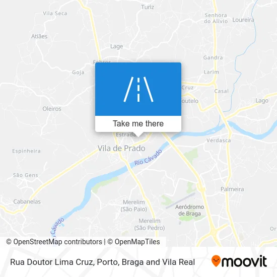 Rua Doutor Lima Cruz map