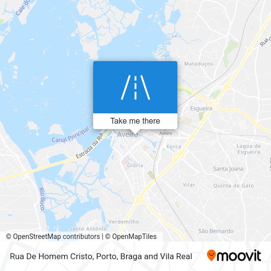 Rua De Homem Cristo mapa