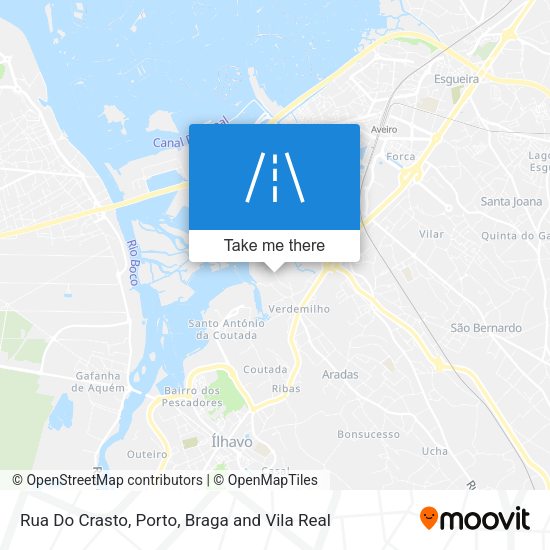 Rua Do Crasto mapa