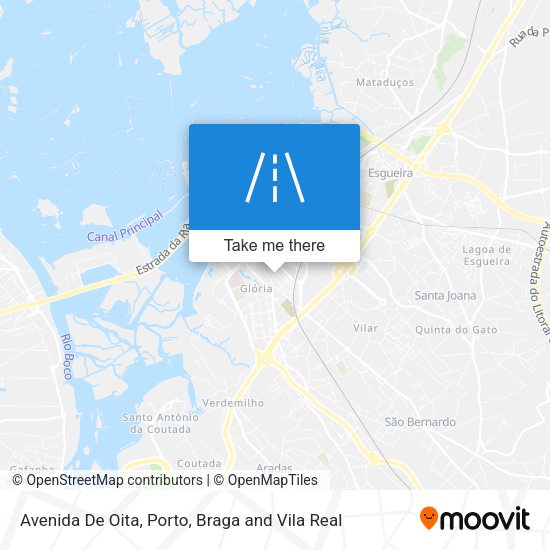 Avenida De Oita mapa
