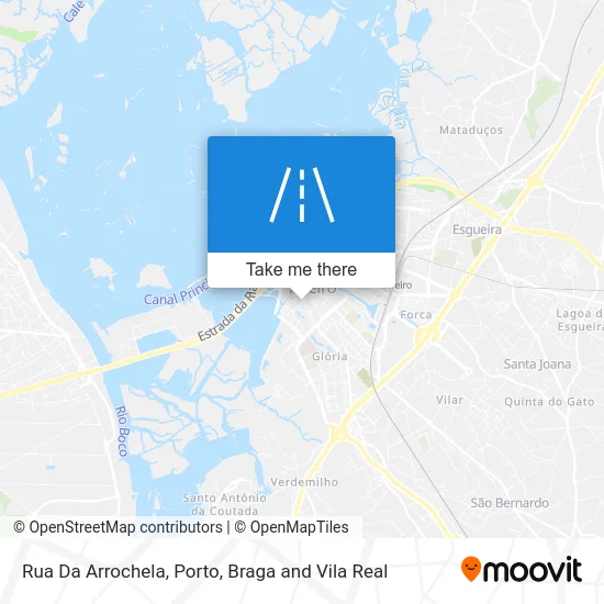 Rua Da Arrochela map