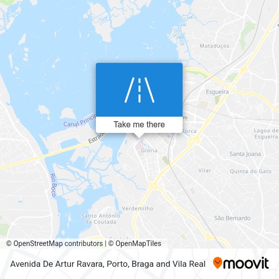 Avenida De Artur Ravara map