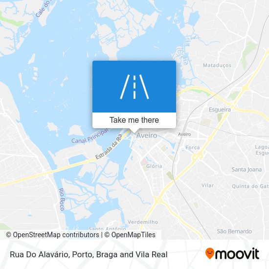 Rua Do Alavário mapa