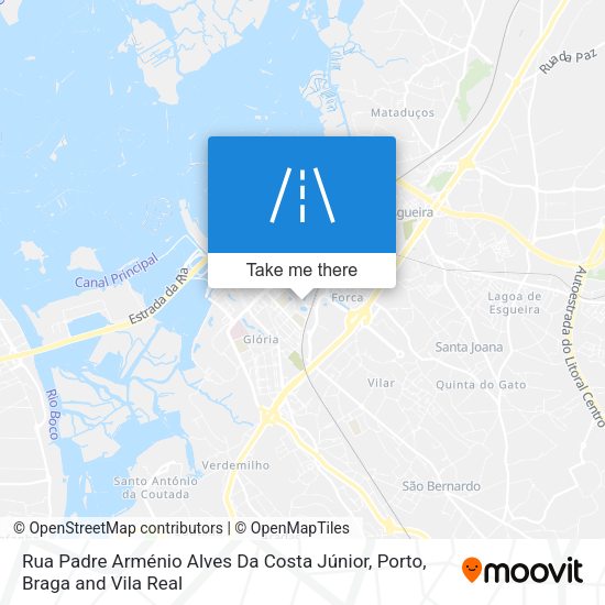 Rua Padre Arménio Alves Da Costa Júnior map