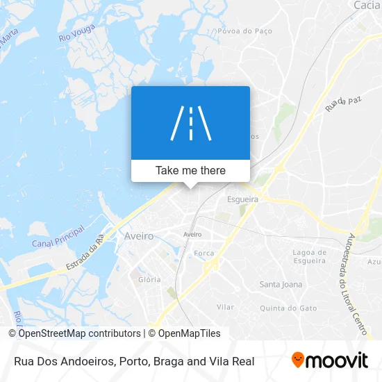 Rua Dos Andoeiros map