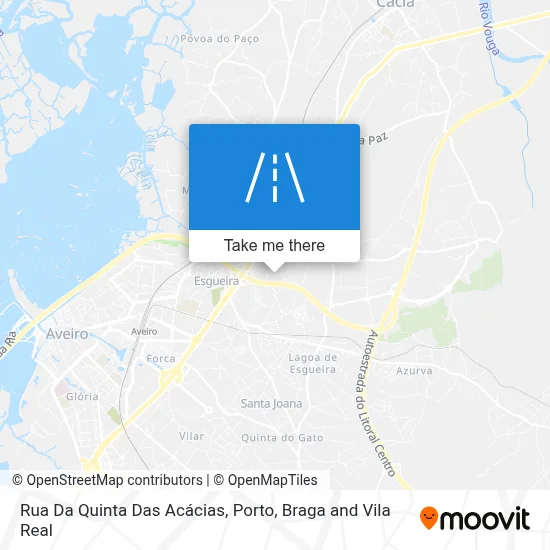 Rua Da Quinta Das Acácias map