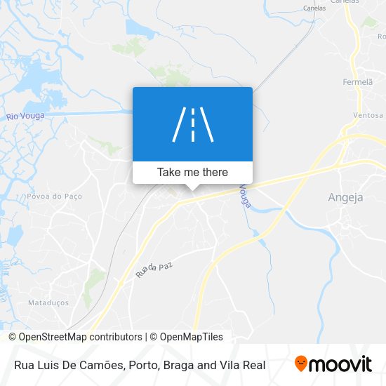 Rua Luis De Camões mapa