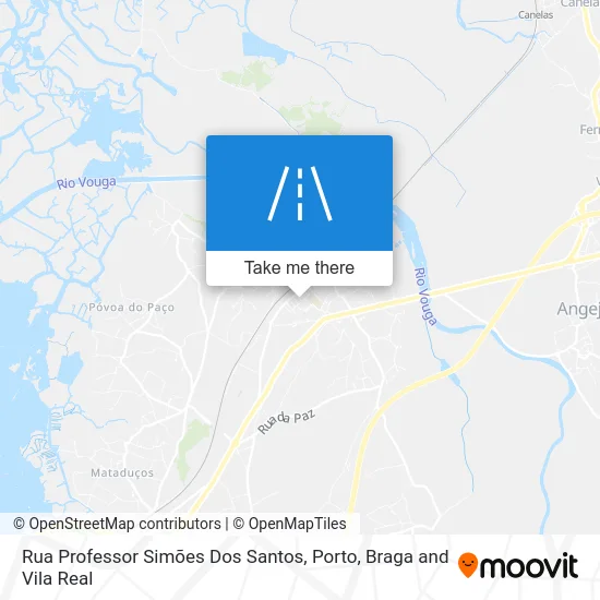 Rua Professor Simões Dos Santos map