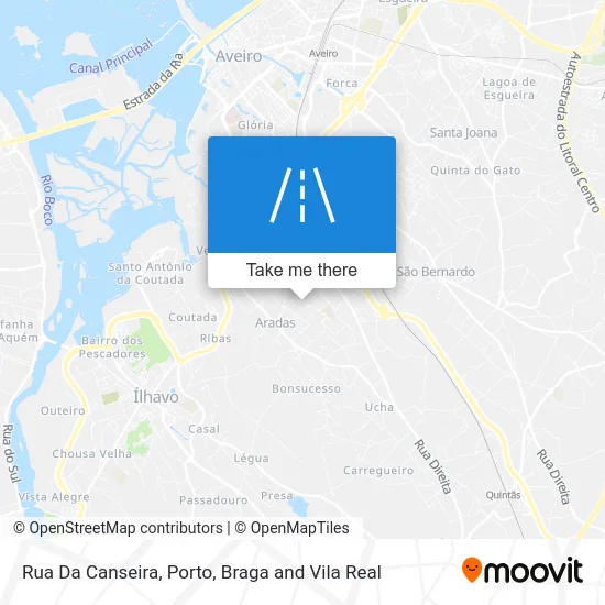 Rua Da Canseira map