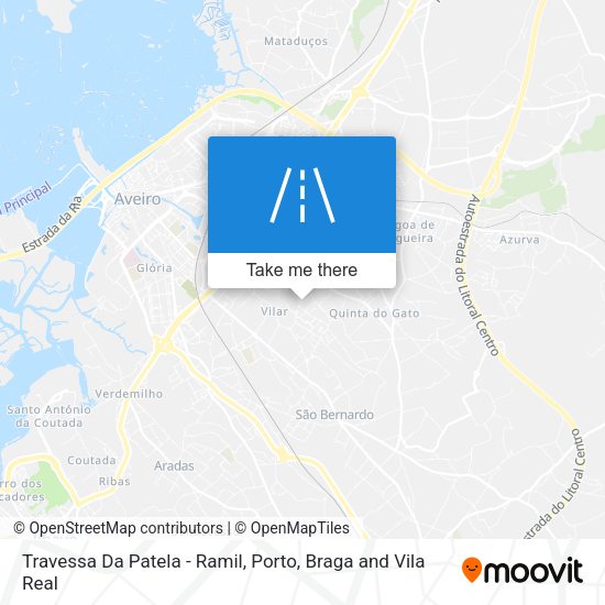 Travessa Da Patela - Ramil map