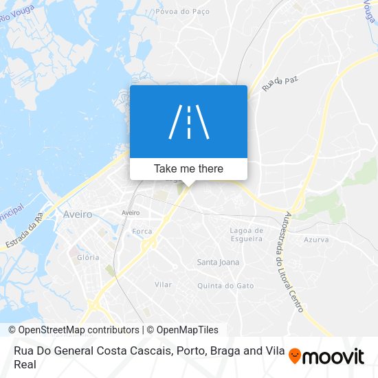 Rua Do General Costa Cascais map