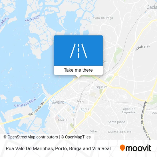 Rua Vale De Marinhas map