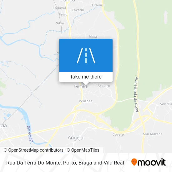 Rua Da Terra Do Monte map