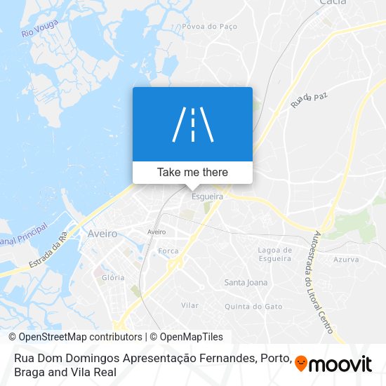 Rua Dom Domingos Apresentação Fernandes mapa